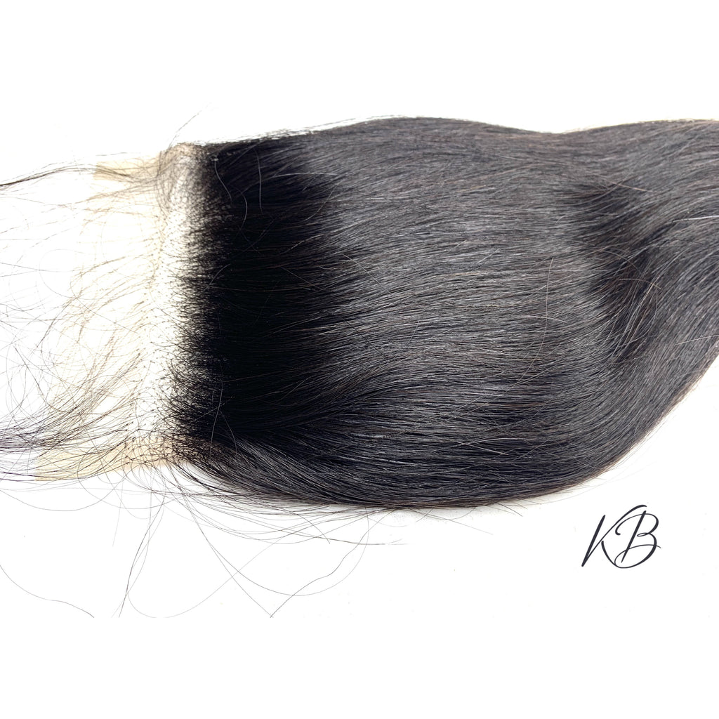 Transparent Lace Closure Straight Brazilian