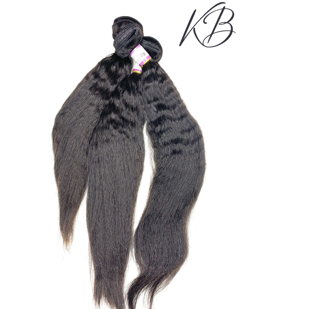 3 pcs BUNDLES KINKY STRAIGHT VIRGIN HAIR