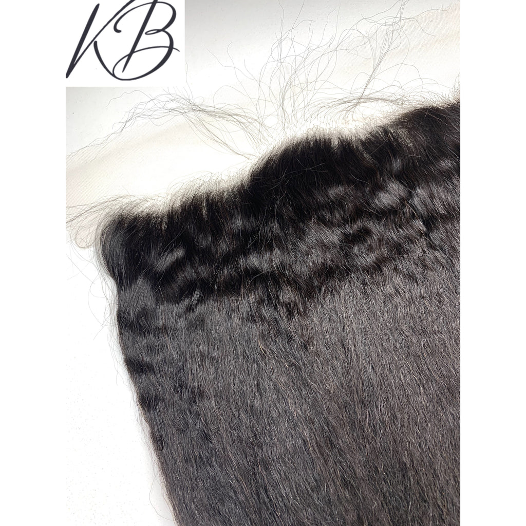 HD Lace Frontal Kinky Straight Brazilian