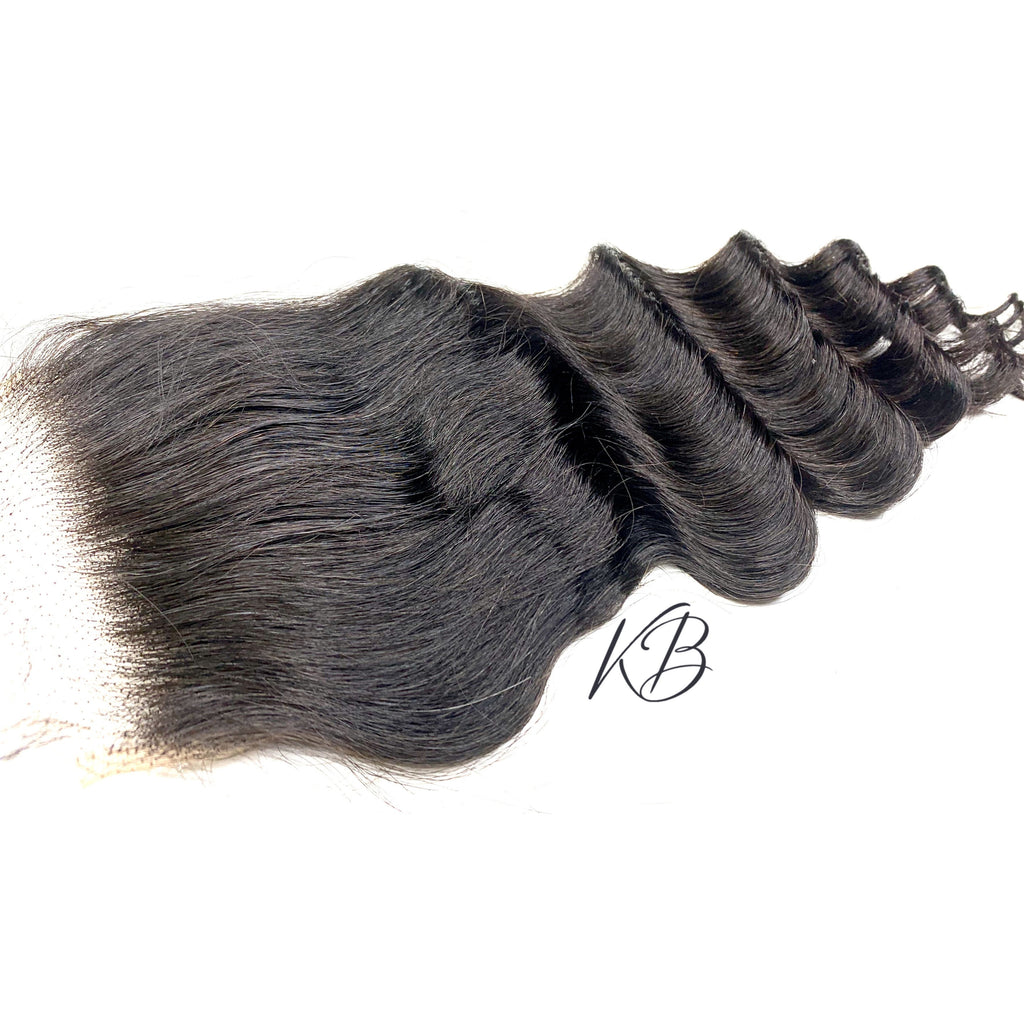 HD Lace Closure Loose Deep Wave Brazilian