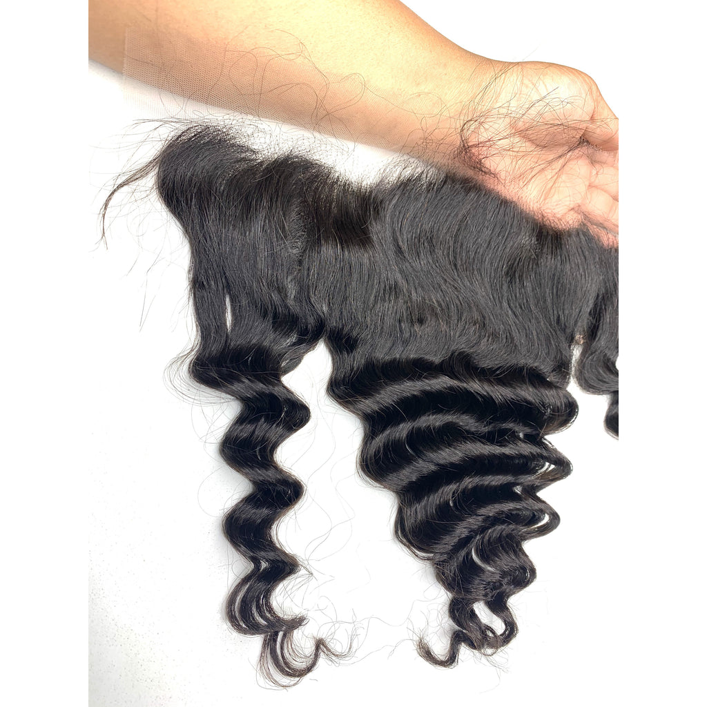 HD Lace Frontal Loose Deep Wave Brazilian