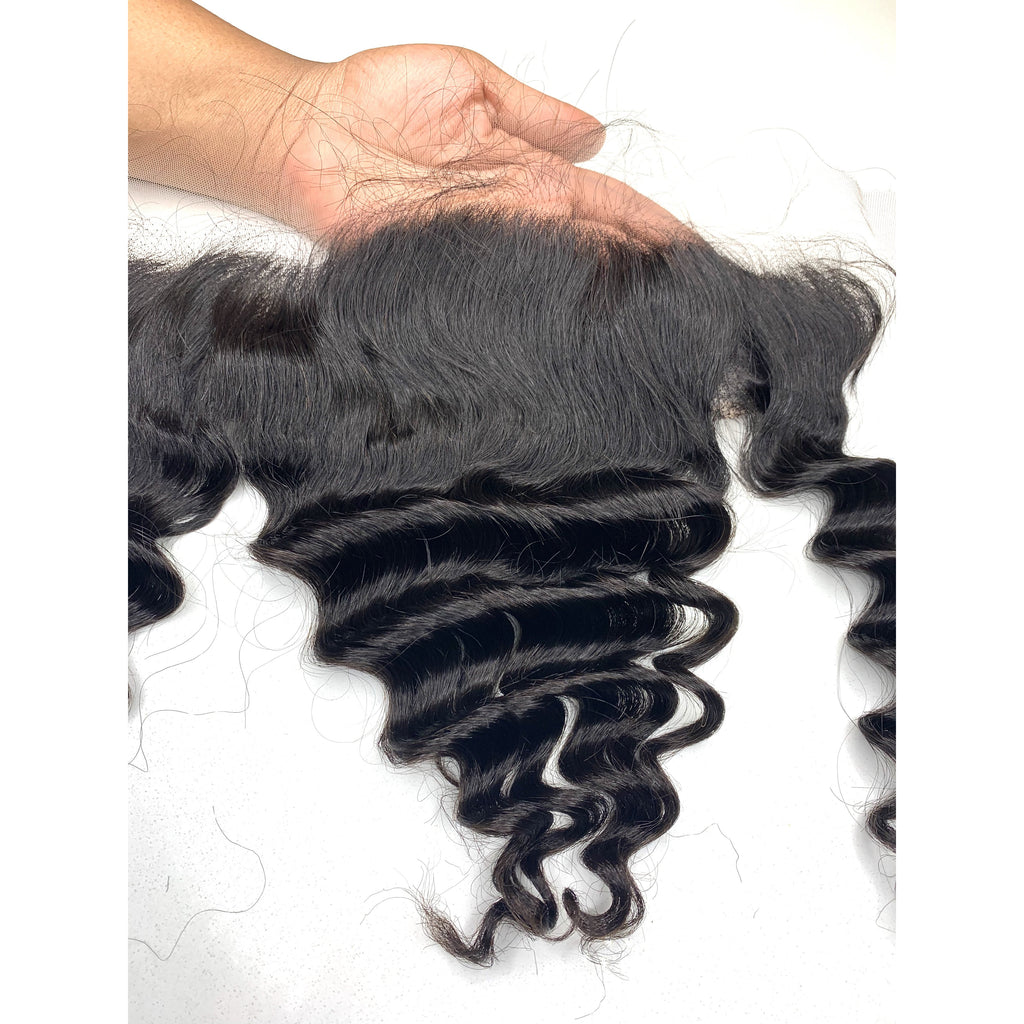 HD Lace Frontal Loose Deep Wave Brazilian