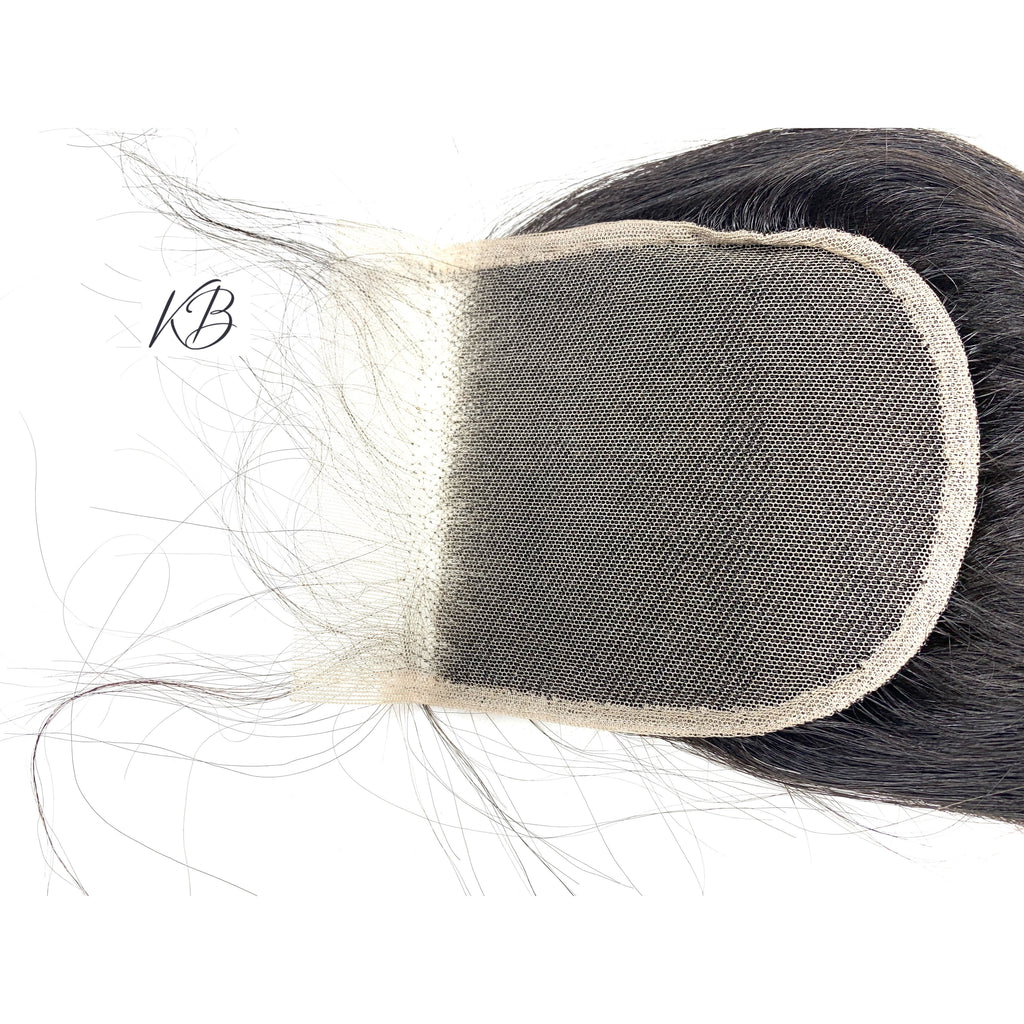 Transparent Lace Closure Straight Brazilian