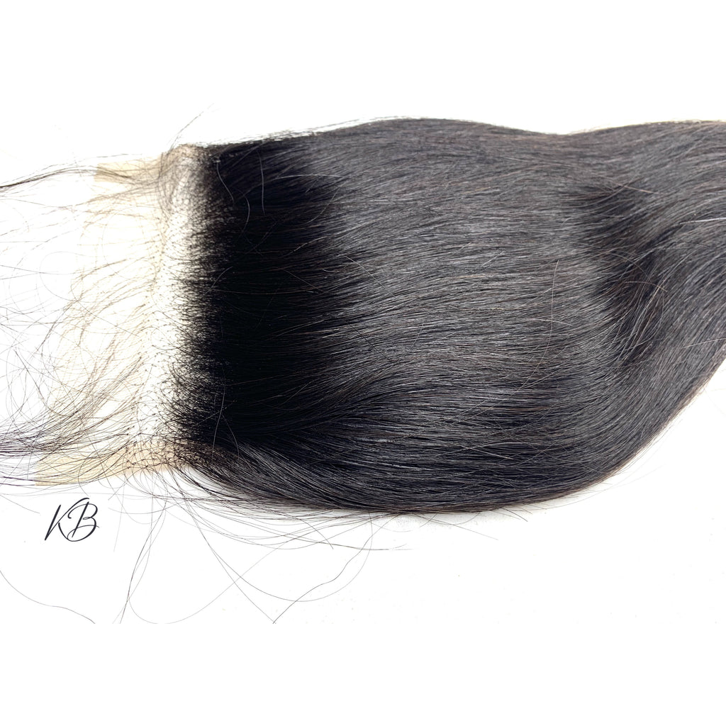 Transparent Lace Closure Straight Brazilian