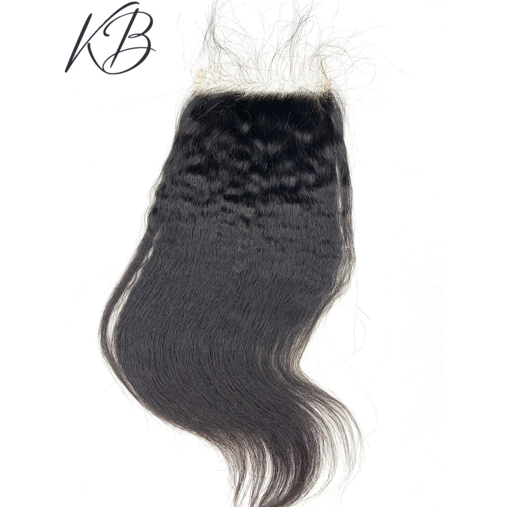 HD Lace Closure Kinky Straight Brazilian