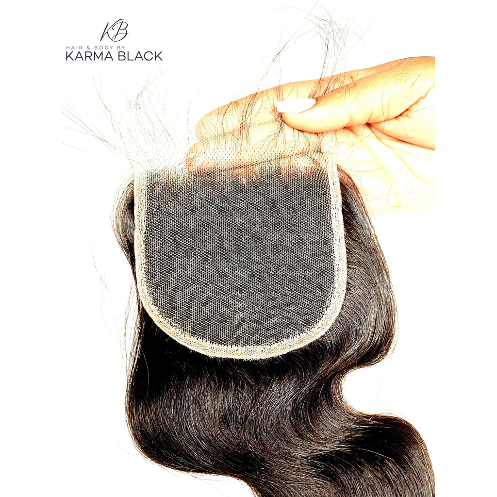HD Lace Closure Body Wave Brazilian HAIR BY KARMA BLACK HD Lace Closure: 4X4 HD lace closures, 5X5 HD lace Closures