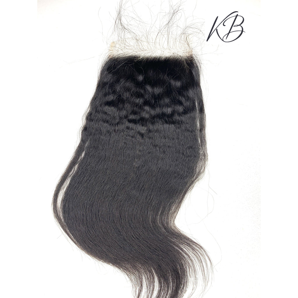 HD Lace Closure Kinky Straight Brazilian