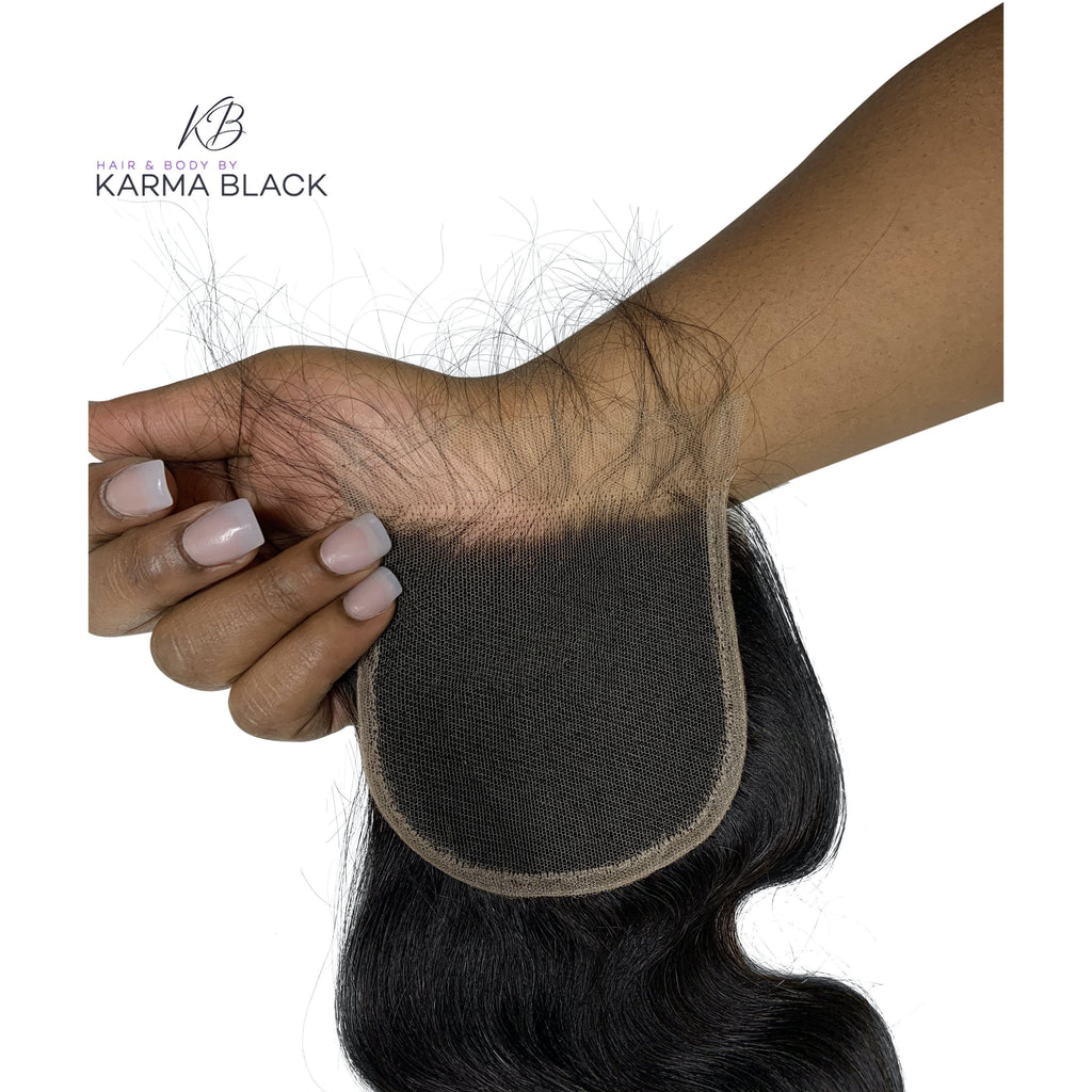 HD Lace Closure Body Wave Brazilian HAIR BY KARMA BLACK HD Lace Closure: 4X4 HD lace closures, 5X5 HD lace Closures