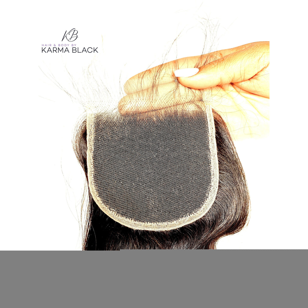 HD Lace Closure Body Wave Brazilian HAIR BY KARMA BLACK HD Lace Closure: 4X4 HD lace closures, 5X5 HD lace Closures