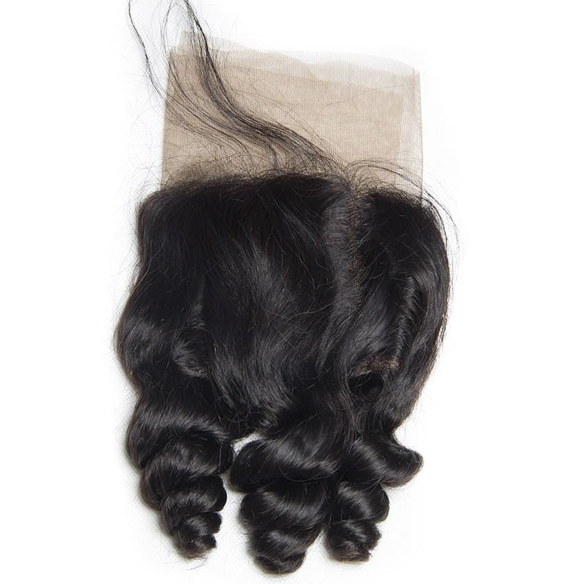 Transparent Lace Frontal Loose Wave Brazilian HAIR BY KARMA BLACK